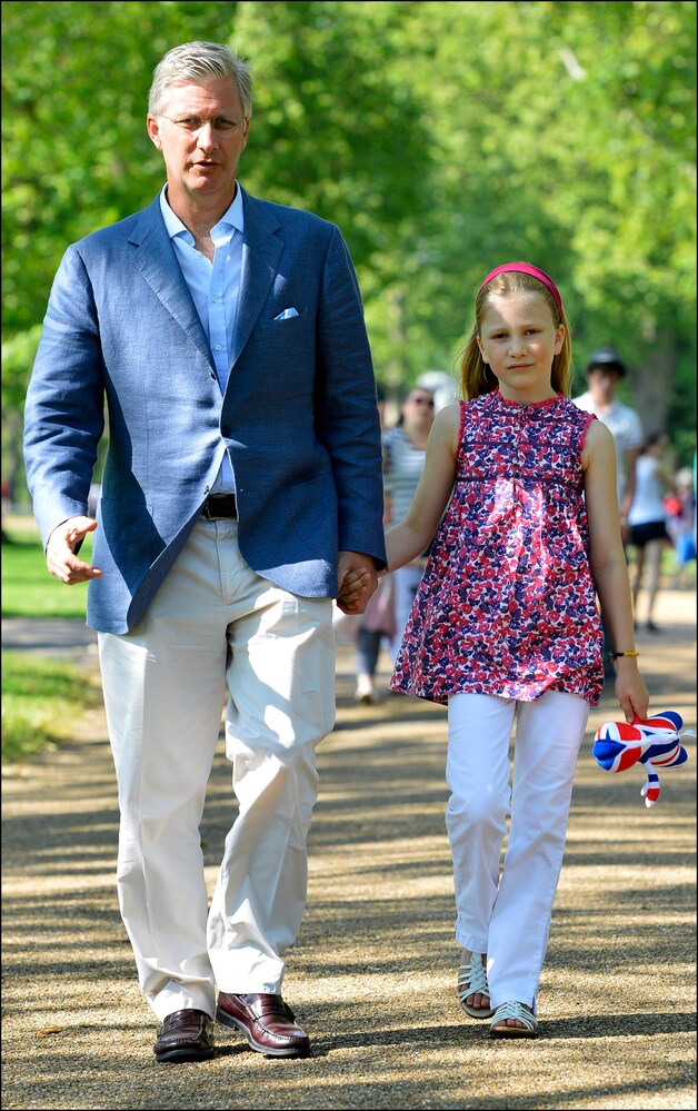 Prins Filip en troonopvolgster prinses Elisabeth.