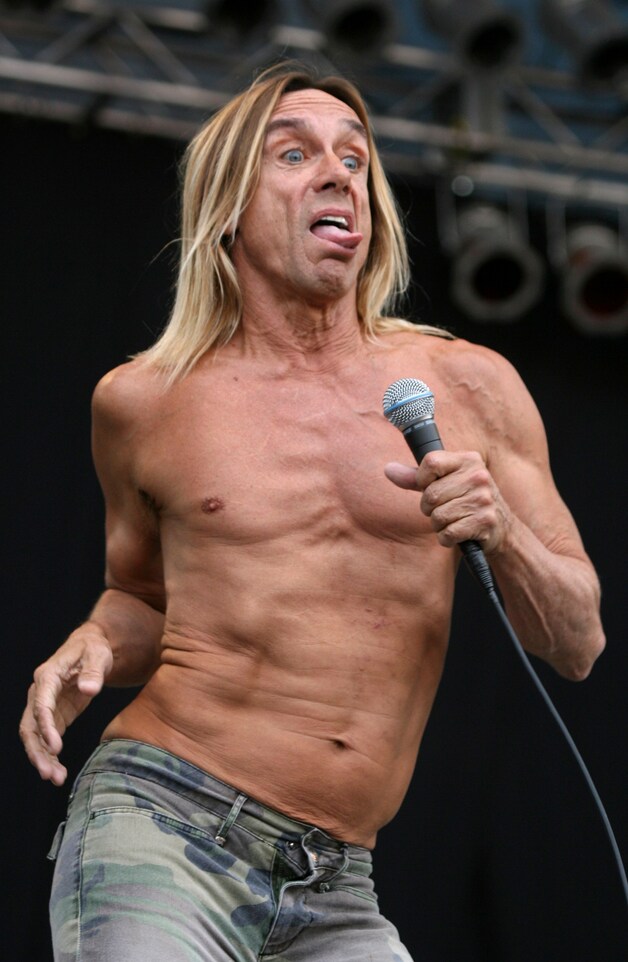 De Amerikaan Iggy Pop.