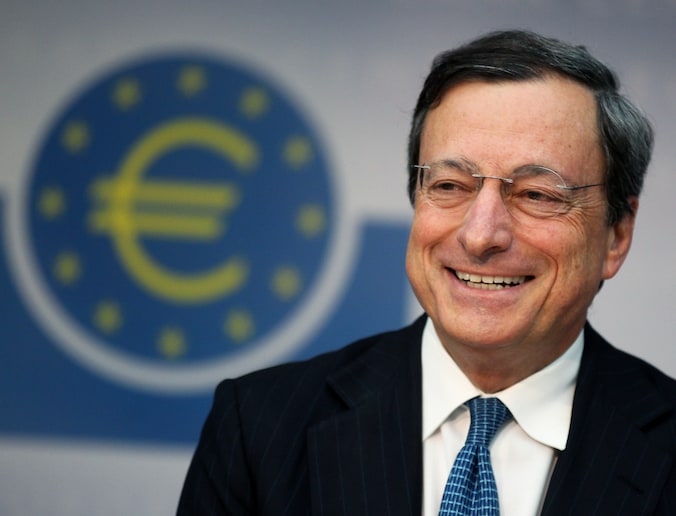 Voorzitter van de Europese Centrale Bank Mario Draghi.