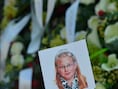 Het doodsprentje van de gedode Priscilla Sergeant (14).