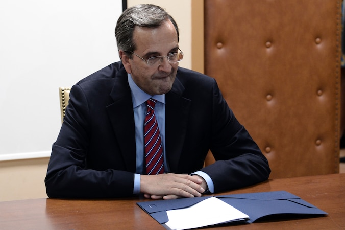Premier Antonis Samaras.