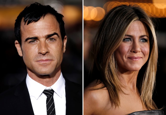 Justin Theroux en Jennifer Aniston