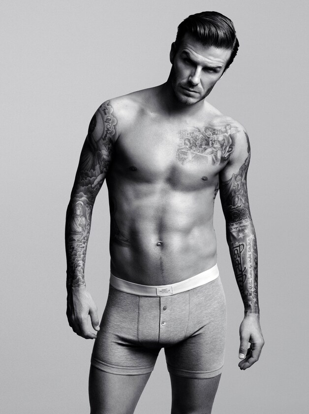 Het populairste lichaam is dat van David Beckham, zowel bij mannen als vrouwen.