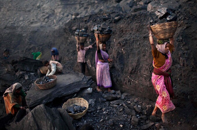 Deze foto werd vorig jaar in de Indiase provincie Jharkhand genomen.