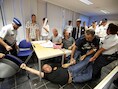 Leden van het Taal Aktie Komitee (TAK) voerden actie.