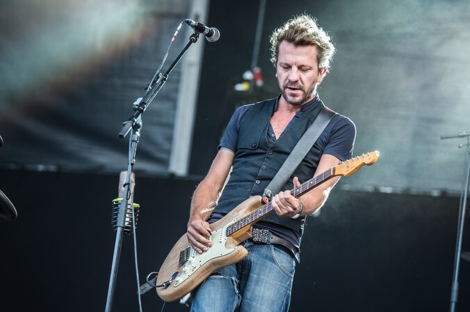 Tom Barman, frontman van de groep dEUS.