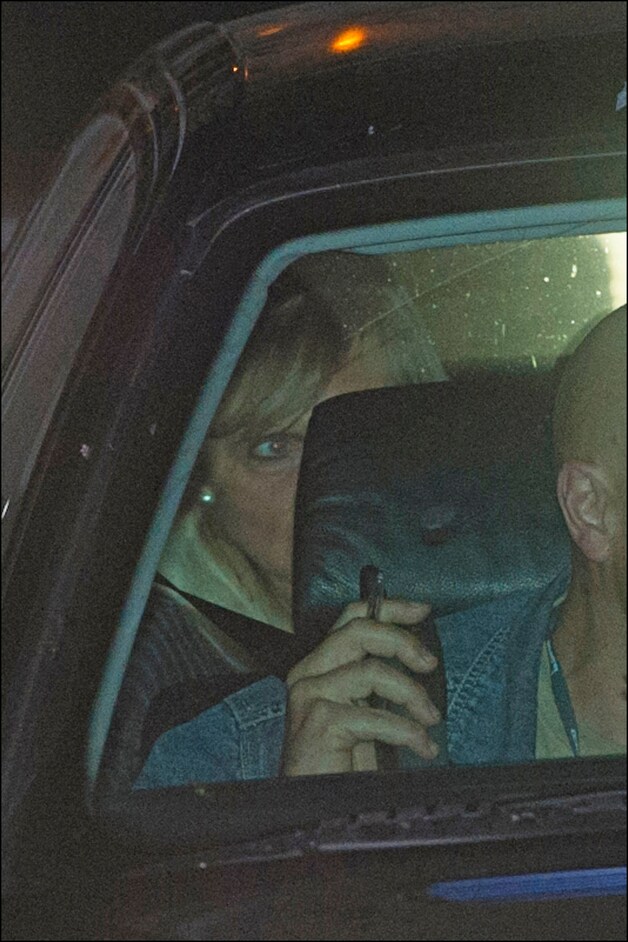 Michelle Martin dinsdagavond bij haar aankomst in het klooster.