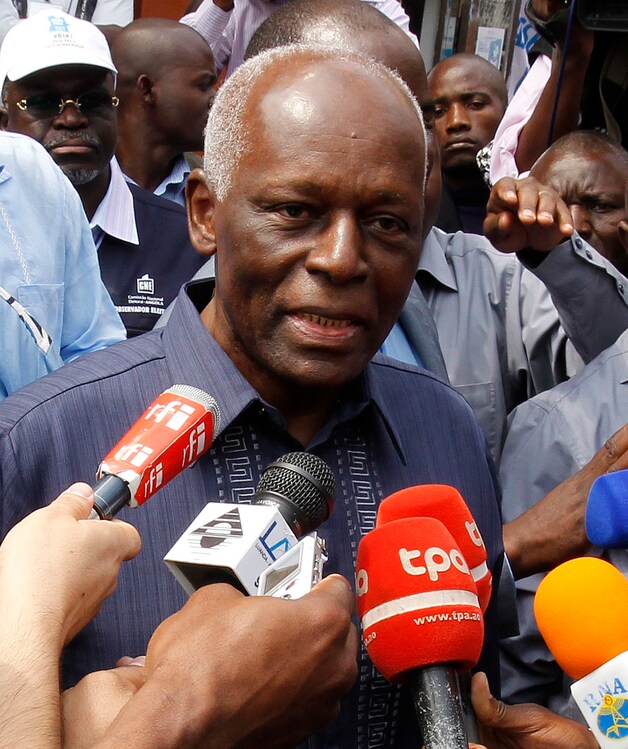 Jose Eduardo dos Santos, de Angolese president.