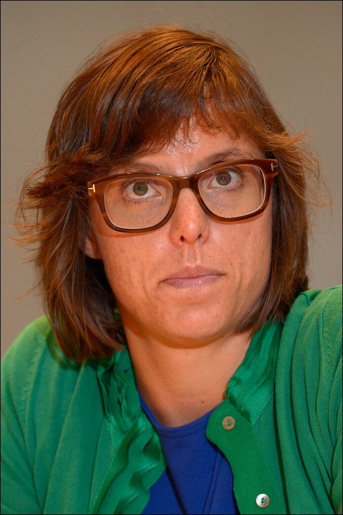 Sarah Smeyers krijgt de wind van voren.