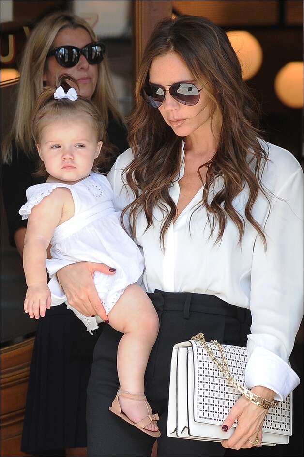 Victoria en haar oogappel Harper.