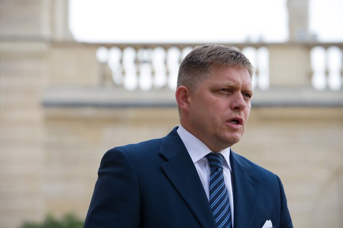 De Slovaakse premier Robert Fico.