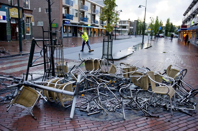 De schade was aanzienlijk.