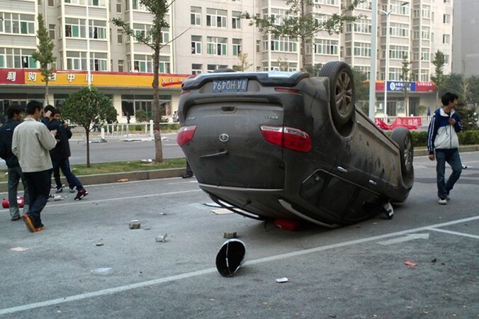 ravage na het oproer bij foxconn.