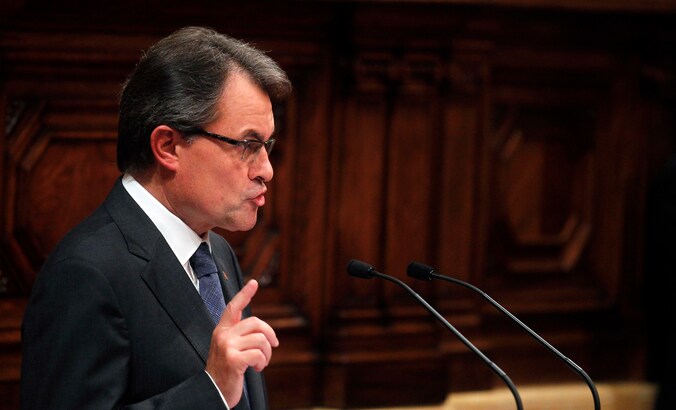 Artur Mas, de Catalaanse regeringsleider.