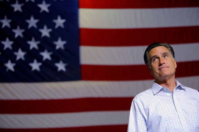 Presidentskandidaat Mitt Romney.