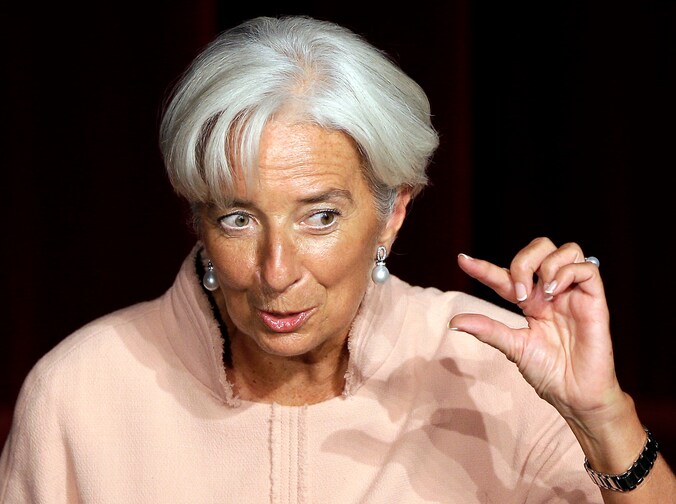 IMF-baas Christine Lagarde.