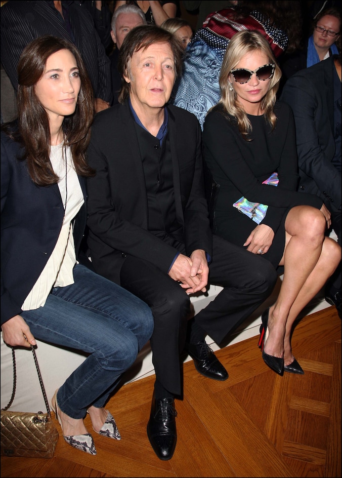 Paul McCartney en Kate Moss.