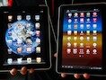 Een Galaxy Tab 10.1 en een iPad.
