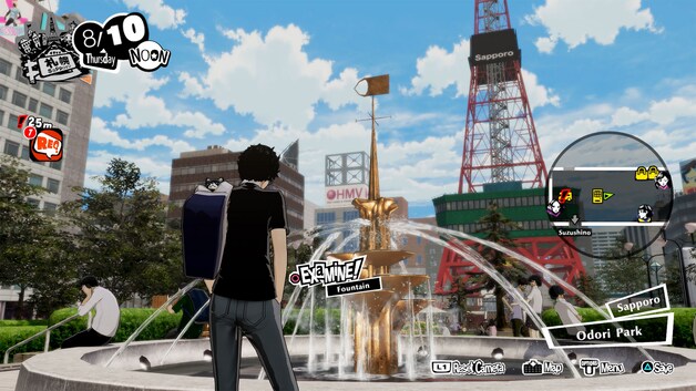 Schreeuwerige beelden zwaaien de plak in 'Persona 5 Strikers'.