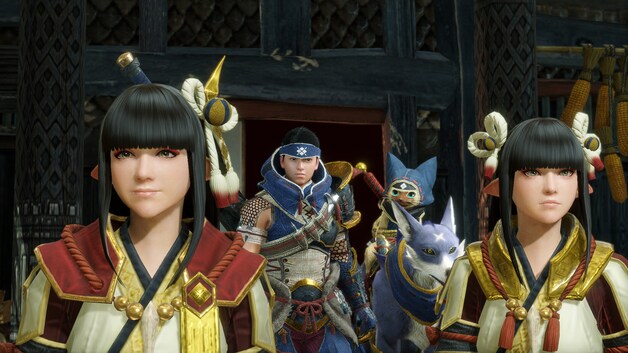 'Monster Hunter Rise', dat binnenkort verschijnt: andere game, andere uitgever, maar wel met grote visuele gelijkenissen met andere Japanse games.