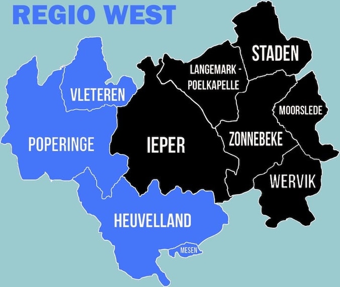 Politiezone Arro Ieper krijgt regiocommissariaten, voor grotere ...