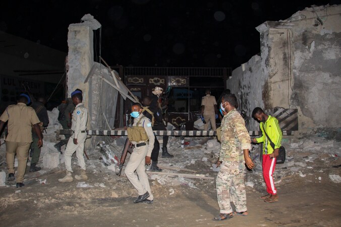 Beelden van een recente aanslag van al-Shabaab.