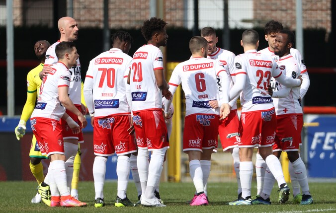 De spelers van Moeskroen.