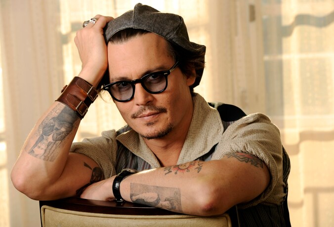 De 49-jarige acteur Johnny Depp.