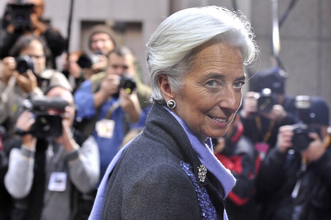 Christine Lagarde, hoofd van het IMF.