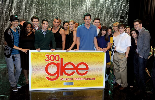De volledige cast van Glee.