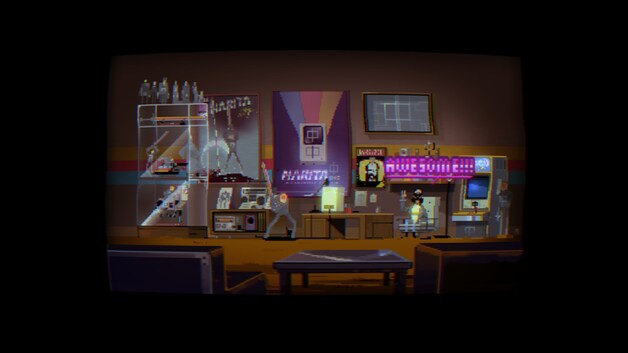 Het 'Digital Kingdom' in 'Narita Boy' is een gamewereld binnen een game.