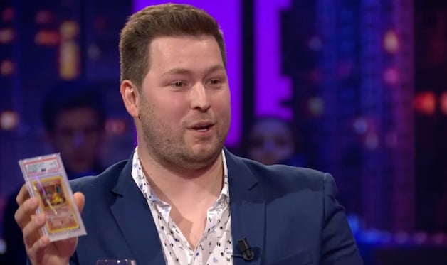 Yves werd rijk dankzij Pokémonkaarten.