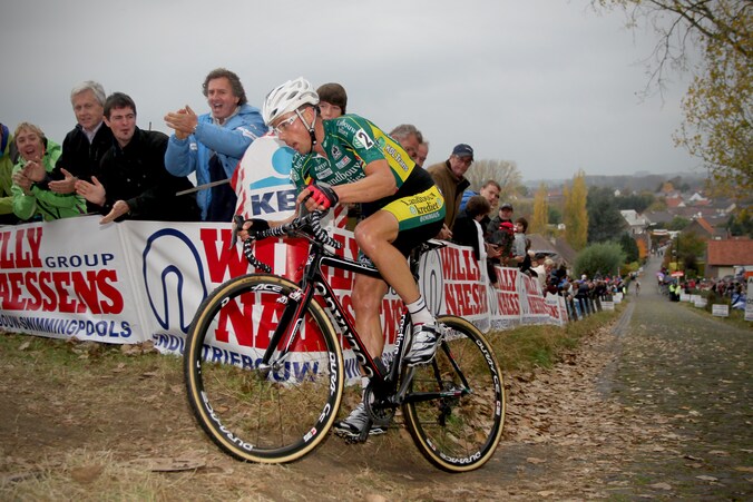 Sven Nys in actie tijdens de Koppenbergcross (archieffoto)