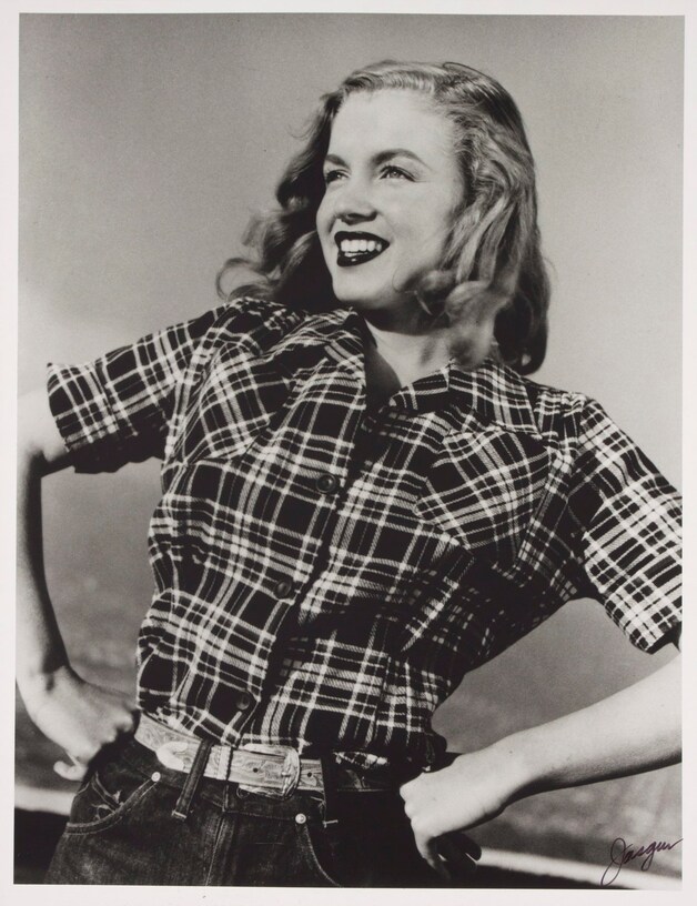 Marilyn Monroe (19) vóór de iconische look