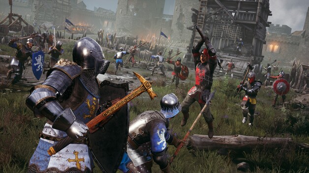 Middeleeuws brute actie in 'Chivalry II'.