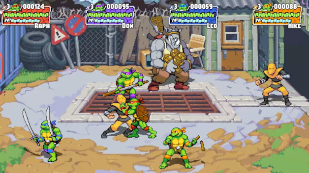 'Teenage Mutant Ninja Turtles: Shredder's Revenge' wordt net als zijn grote voorbeelden uit de vroege nineties opgetrokken in pixelgraphics, maar die zien er wel wat scherper uit dan vroeger.