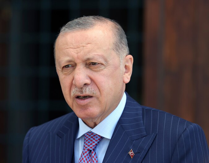 De Turkse president Recep Tayyip Erdogan.