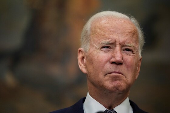 De Amerikaanse president Joe Biden.