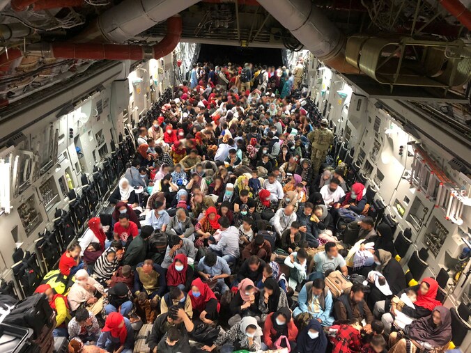 Een beeld van de Canadese evacuatiemissie in Kaboel.