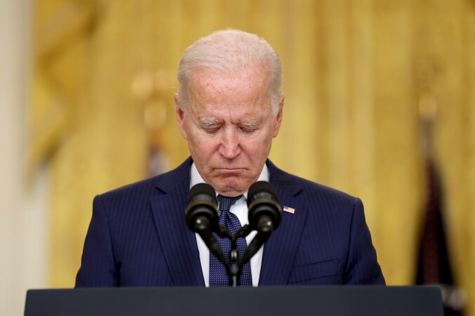 De Amerikaanse president Joe Biden.