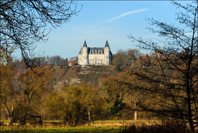 Het koninklijke kasteel van Ciergnon.