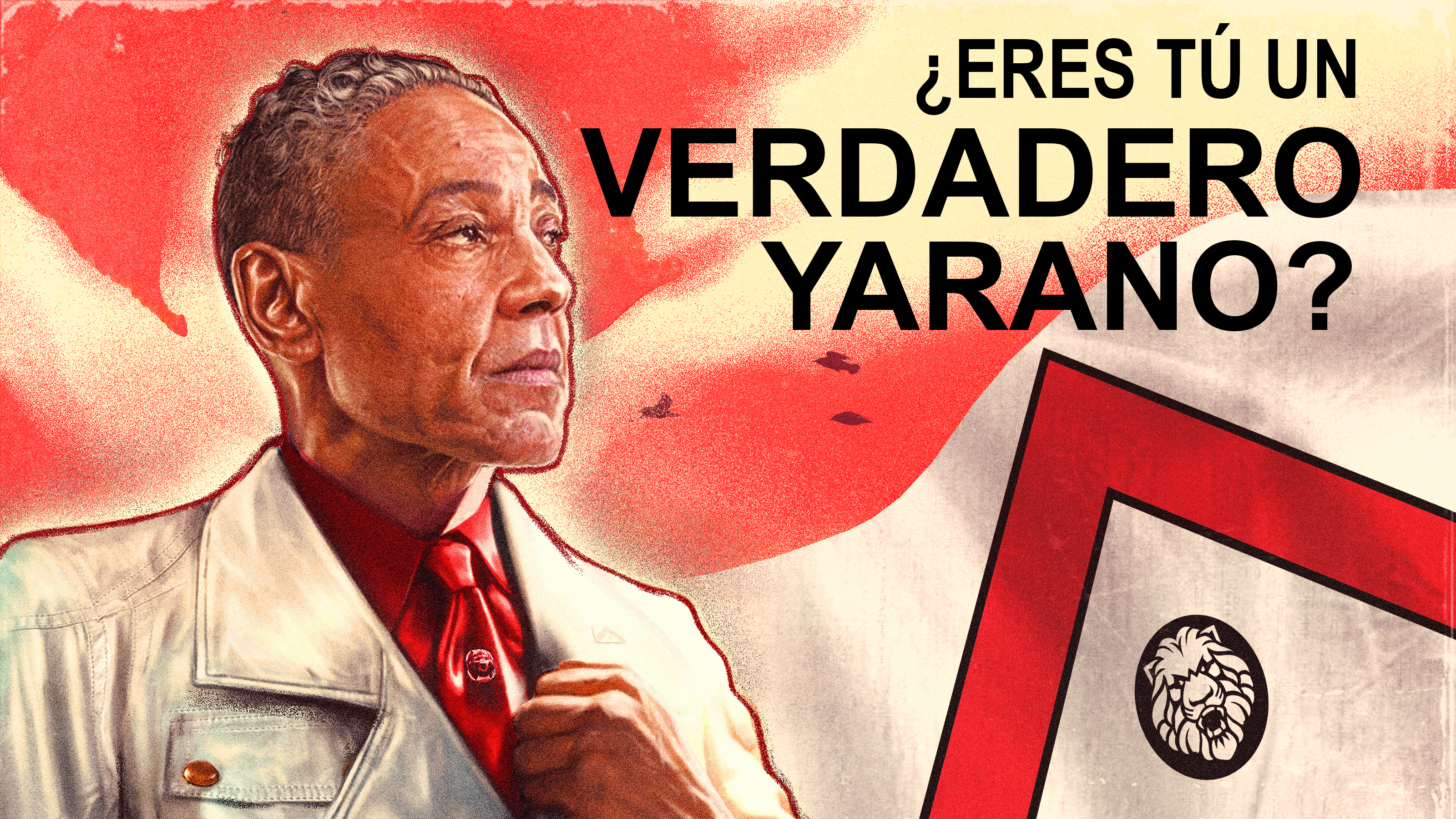 Een van de dictator zijn propagandaposters.