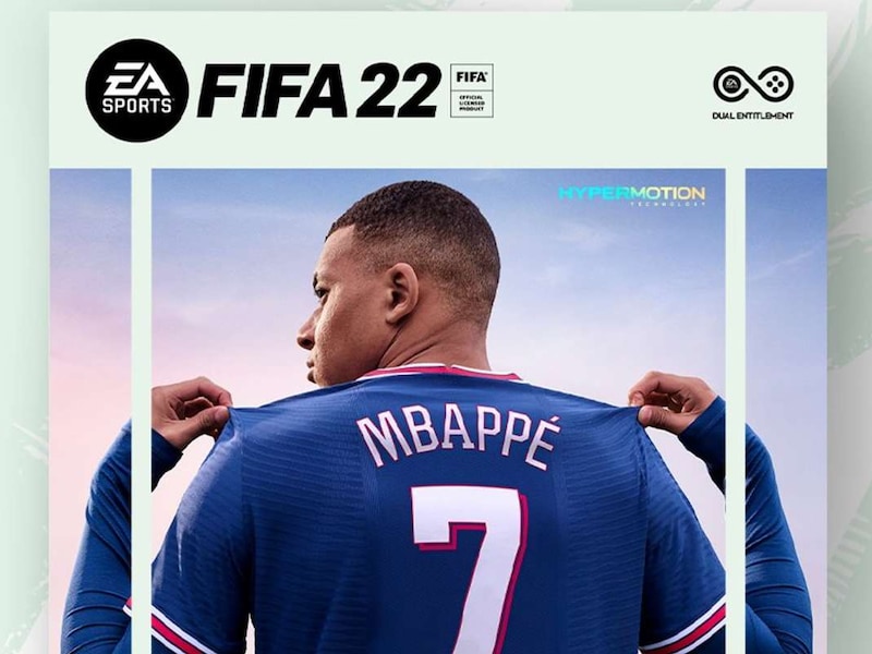 Mbappé siert de FIFA 22-cover.