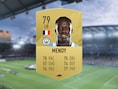 Het kaartje van Benjamin Mendy in FIFA Ultimate Team.