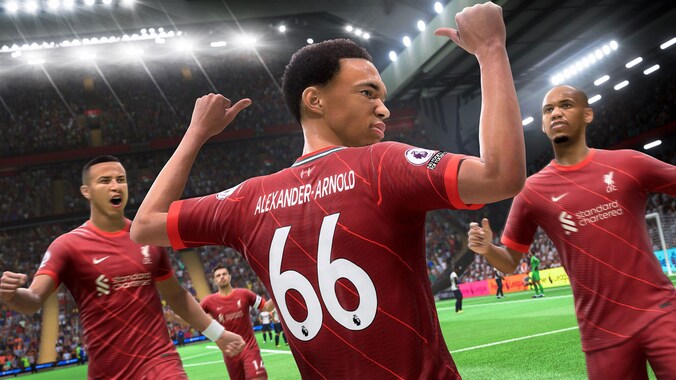 Alexander-Arnold (Liverpool) in FIFA 22.