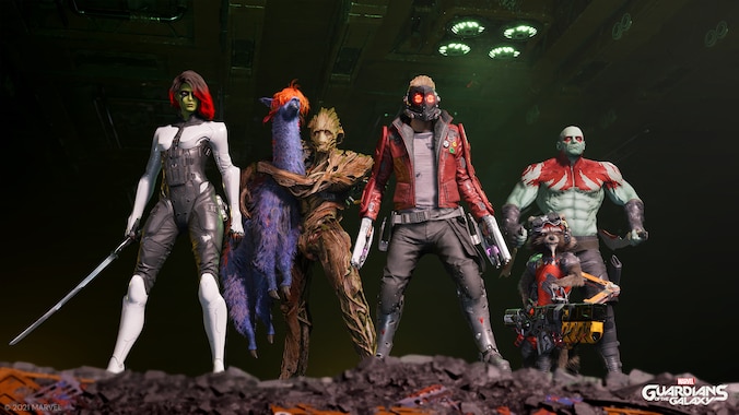Al bekend van de films en de strips, nu ook in een blockbustergame: de Guardians of the Galaxy.
