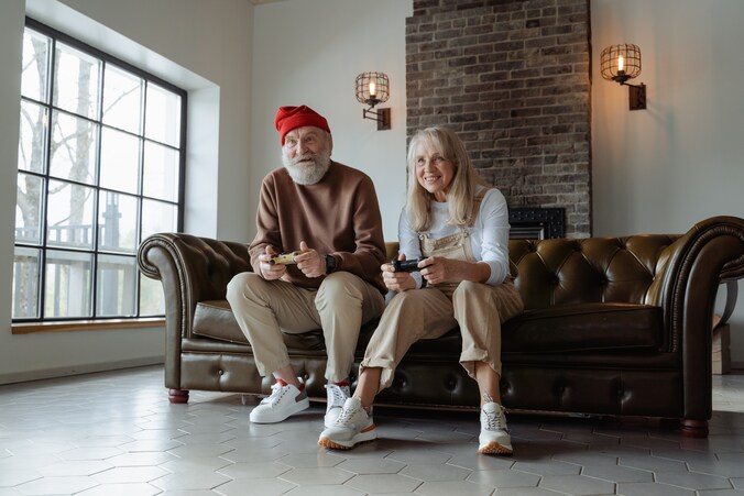 Boomers spelen weleens Fifa of een Mario-game, zo blijkt uit een onderzoek. Maar de meerderheid houdt het liefst bij 'timewasters' op een smartphone.