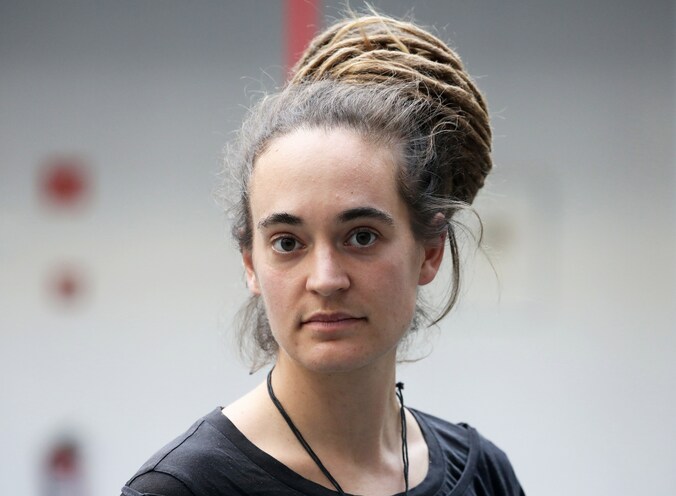 Carola Rackete, voormalige kapitein van de Sea-Watch 3.