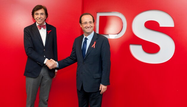 In november ontmoetten Di Rupo en Hollande elkaar al eens in Brussel.