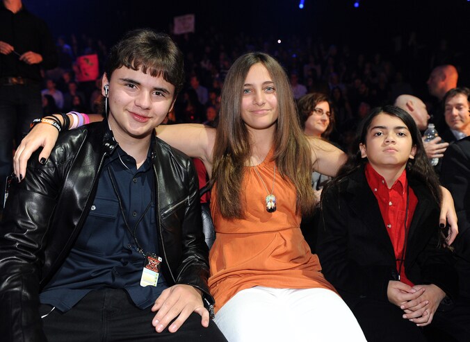 De kinderen van Michael Jackson: Prince, Paris en Prince Michael II, ookwel Blanket genoemd